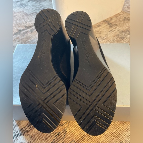 Robert Clergerie black platform Wedge w/suede - Picture 6 of 7